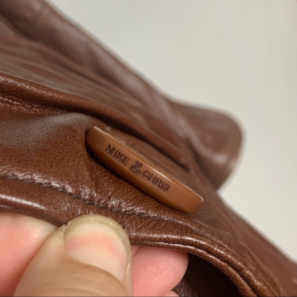 Mike & Chris Chocolate Leather Jacket - Picture 8 of 13